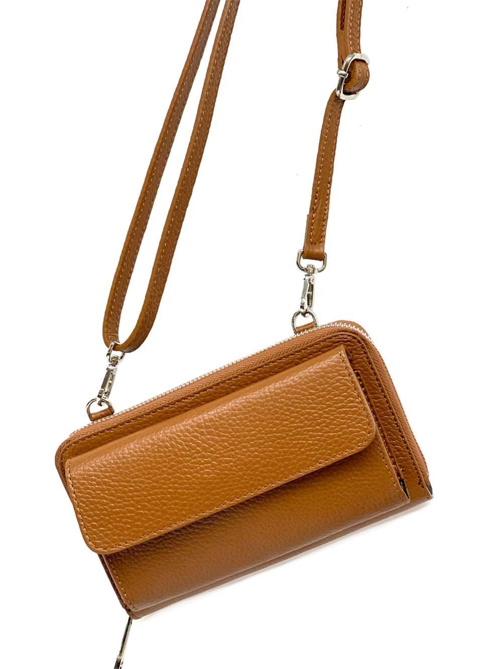 Ava Leather phone holder wallet