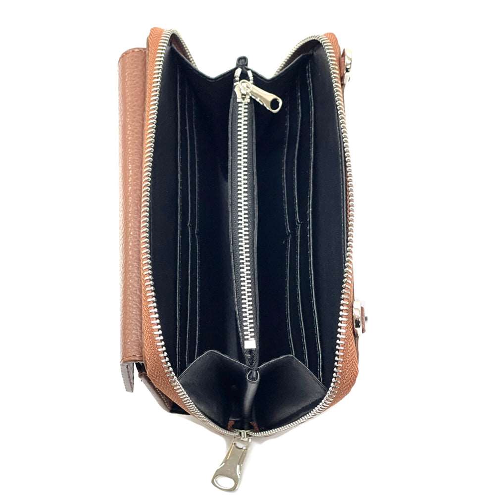 Ava Leather phone holder wallet