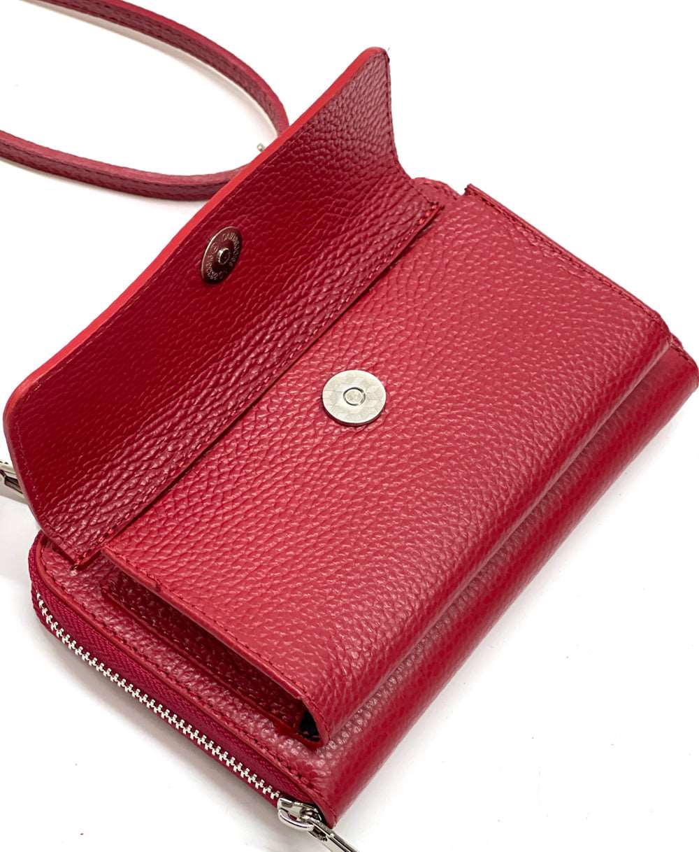 Ava Leather phone holder wallet