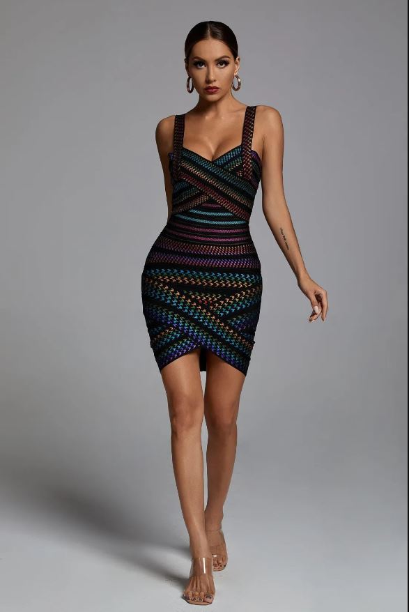 Santina Rayon Bandage Dress