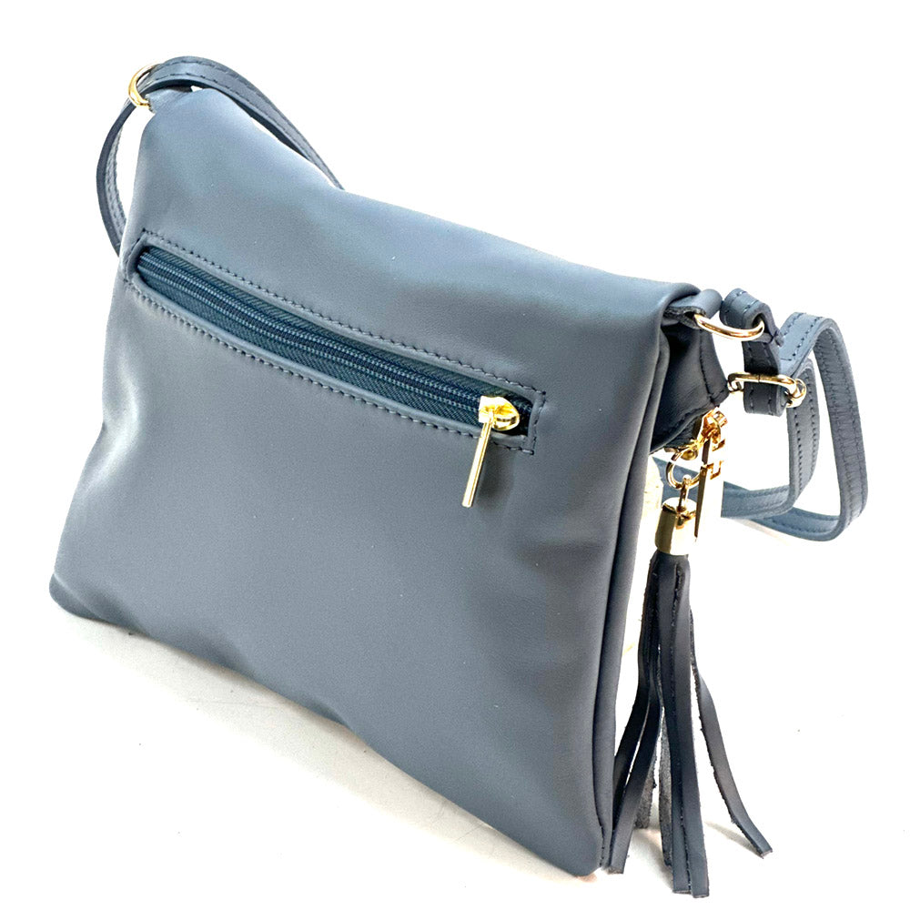 Graziella folded clutch in soft calf skin leather