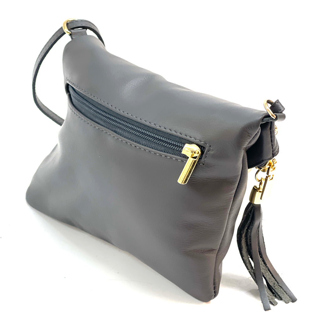 Graziella folded clutch in soft calf skin leather