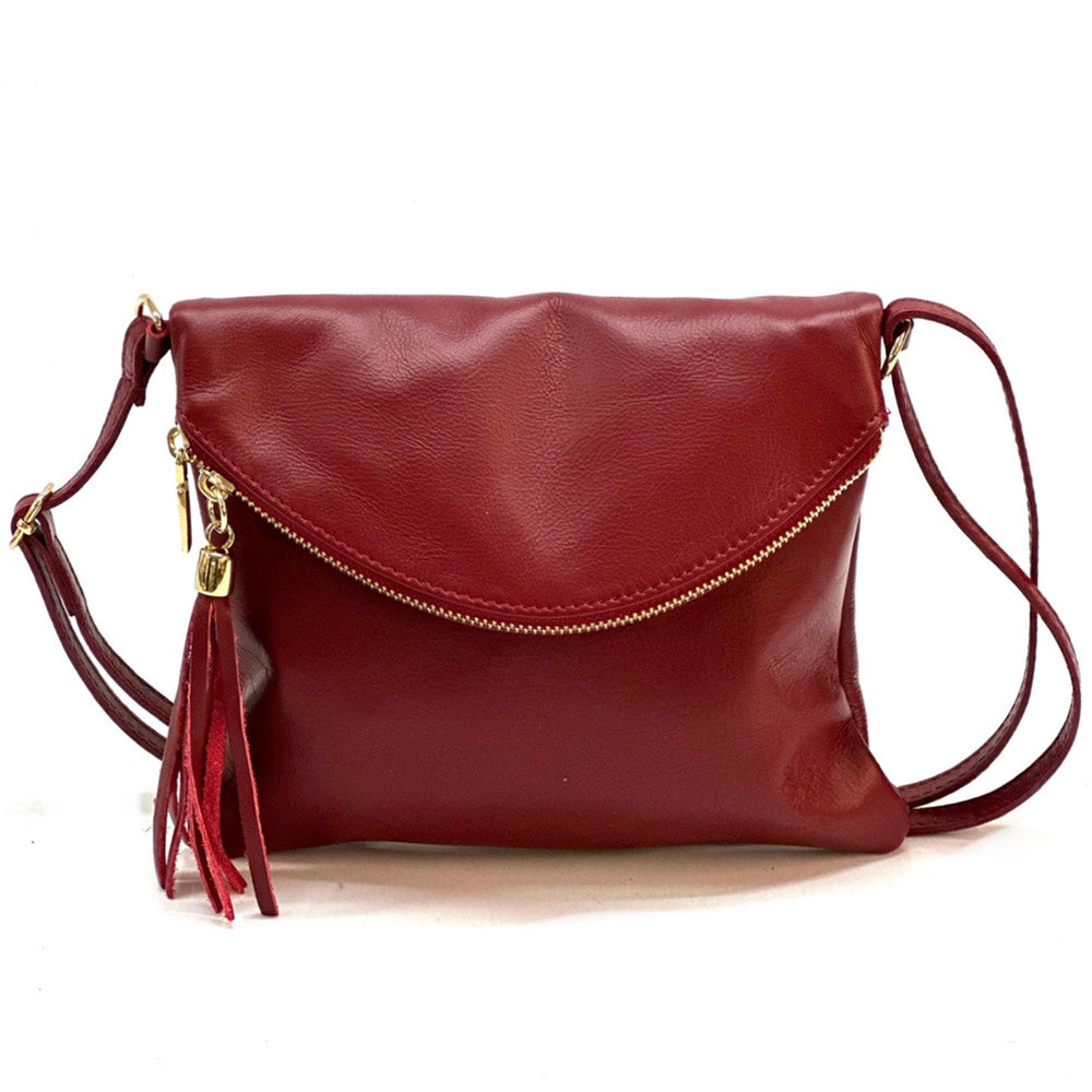 Graziella folded clutch in soft calf skin leather