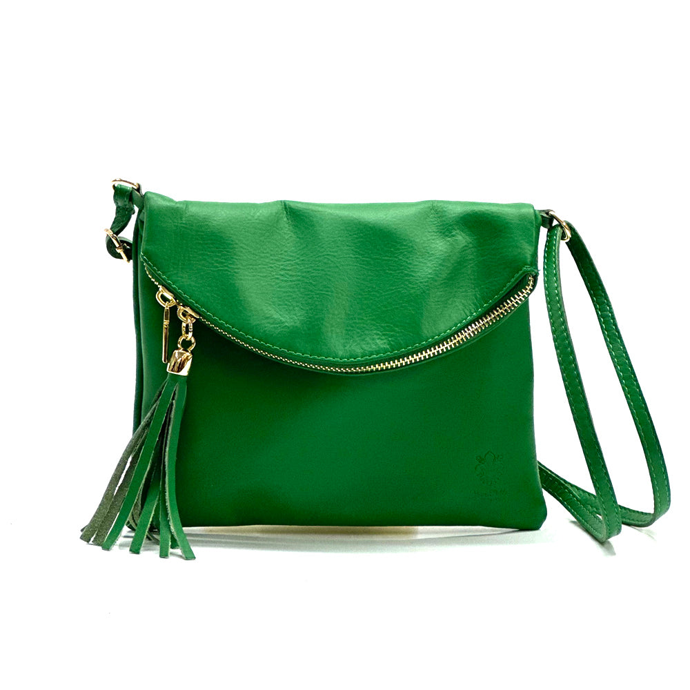 Graziella folded clutch in soft calf skin leather