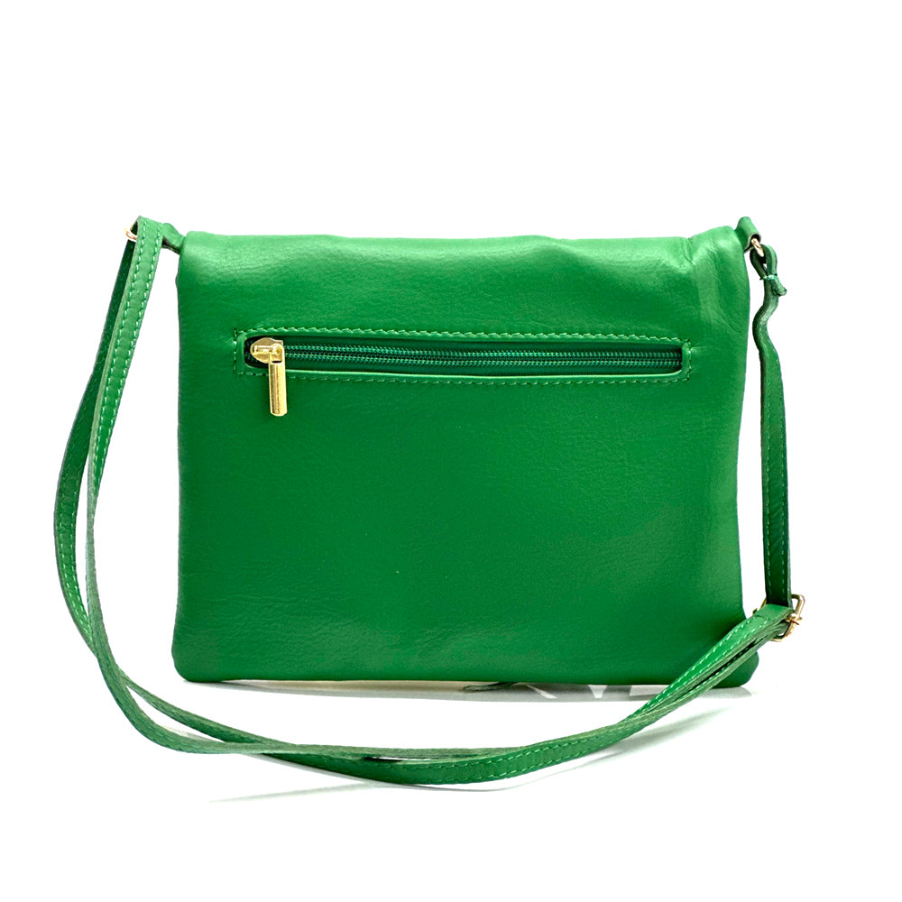 Graziella folded clutch in soft calf skin leather