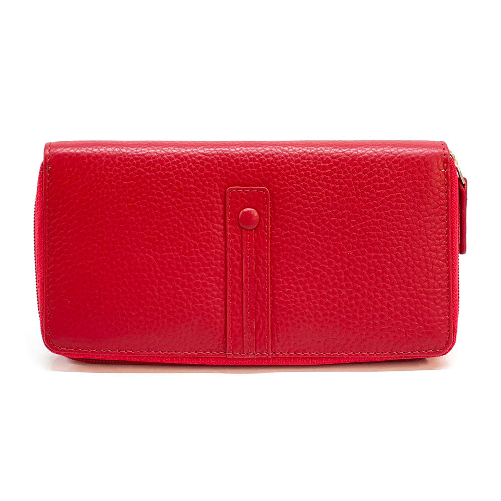 Zippy Wallet in soft cow leather