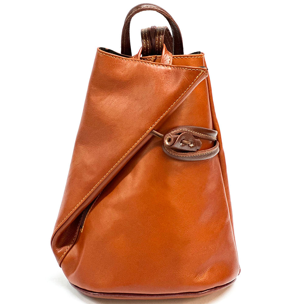 Fiorella leather backpack