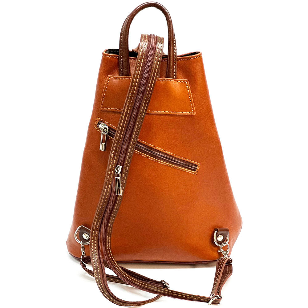 Fiorella leather backpack