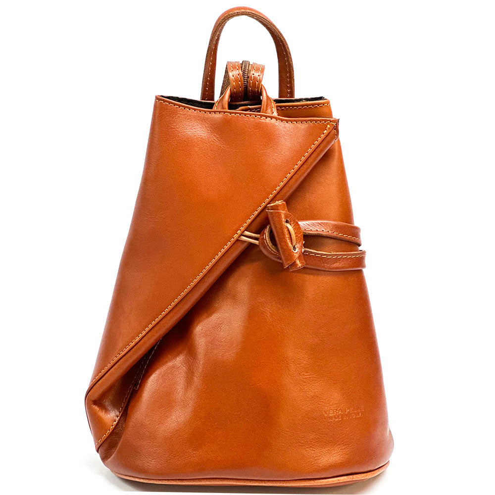 Fiorella leather backpack