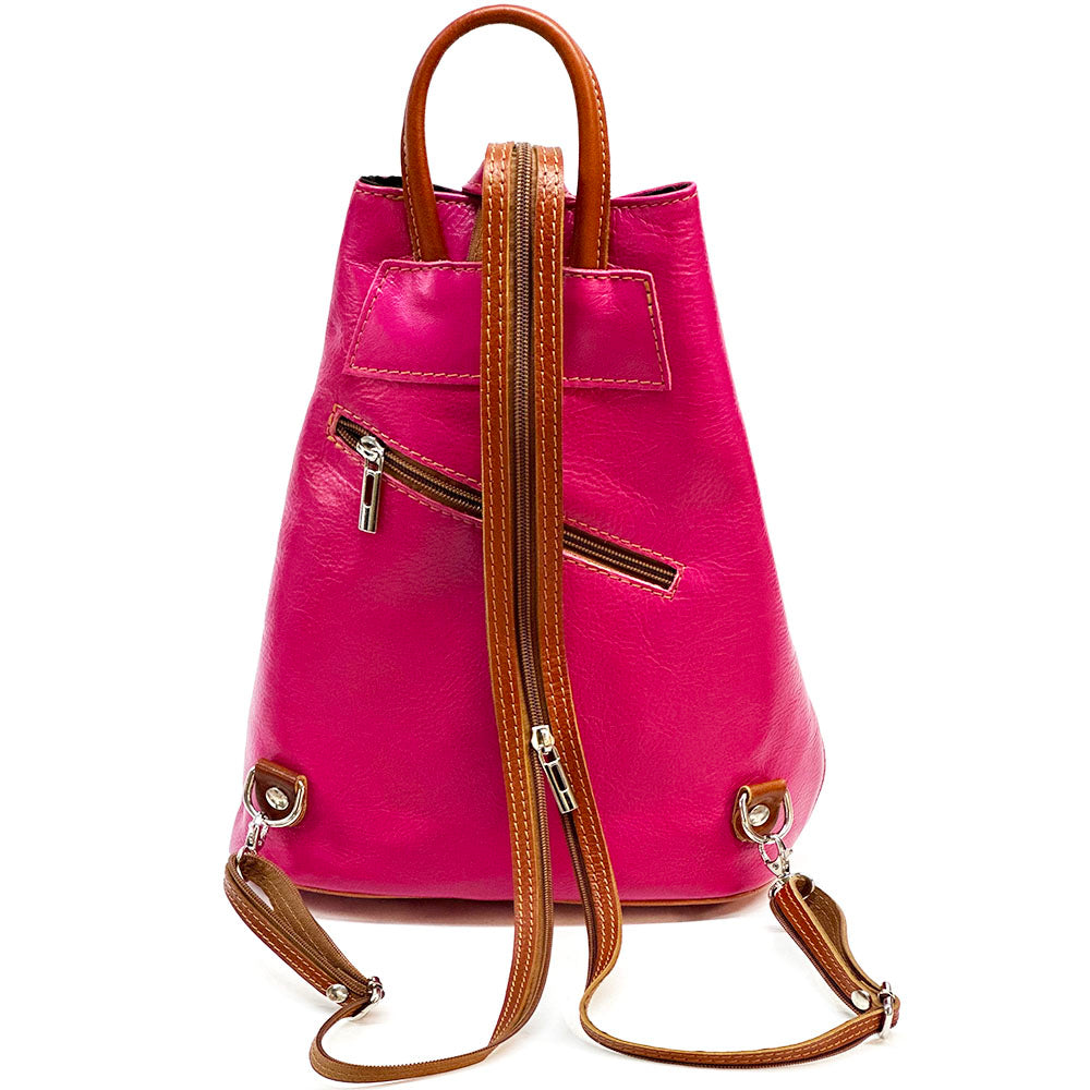 Fiorella leather backpack