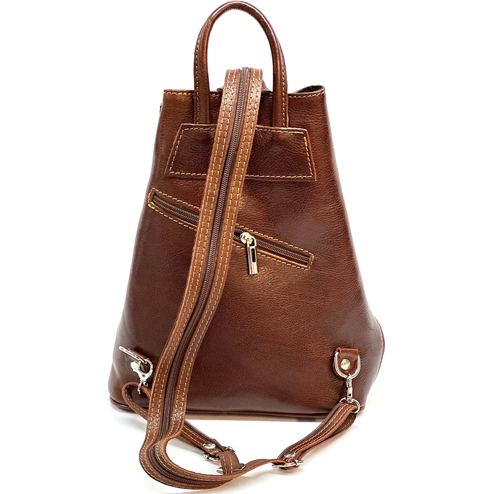 Fiorella leather backpack