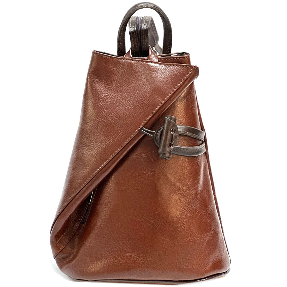 Fiorella leather backpack