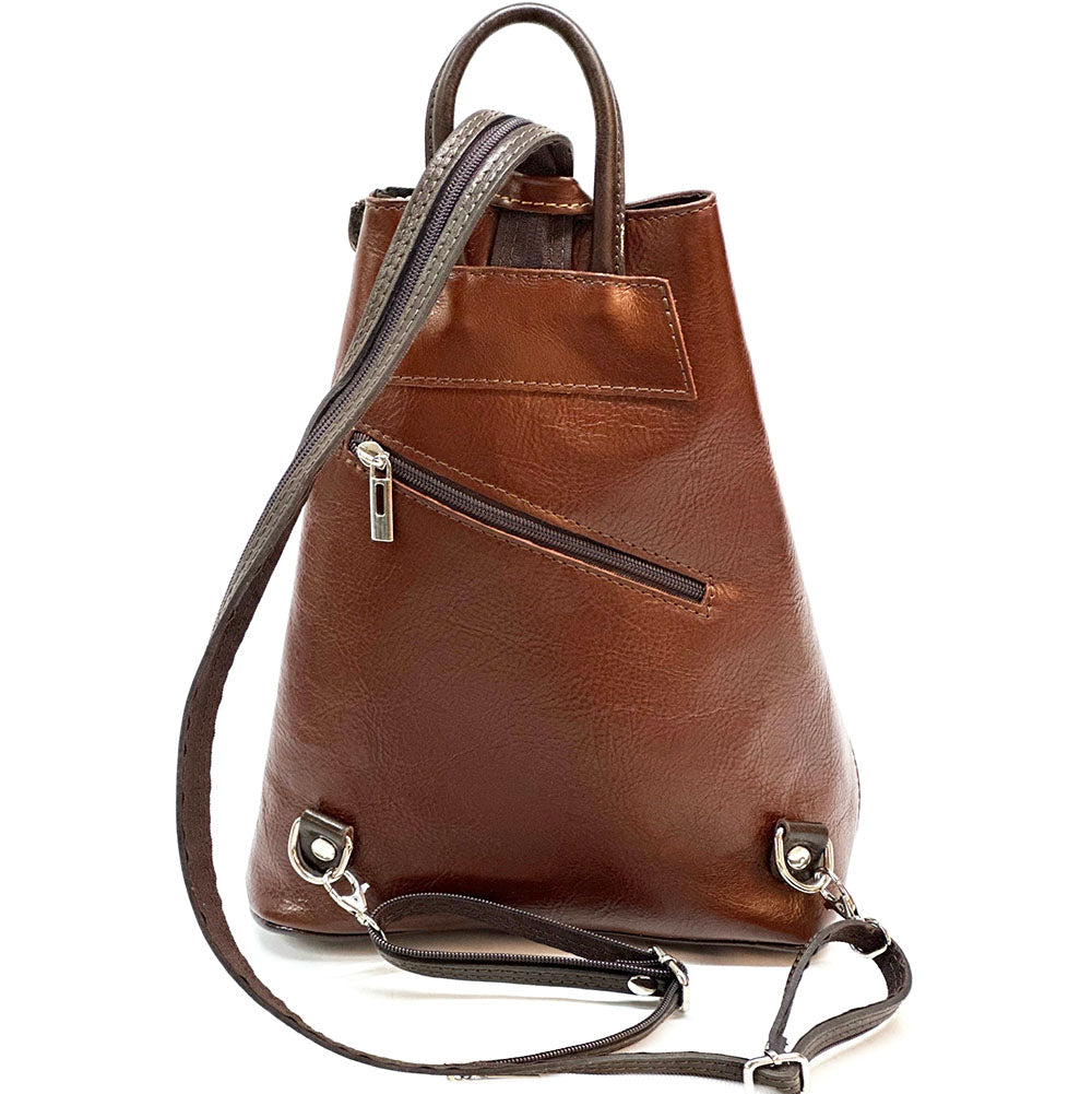 Fiorella leather backpack