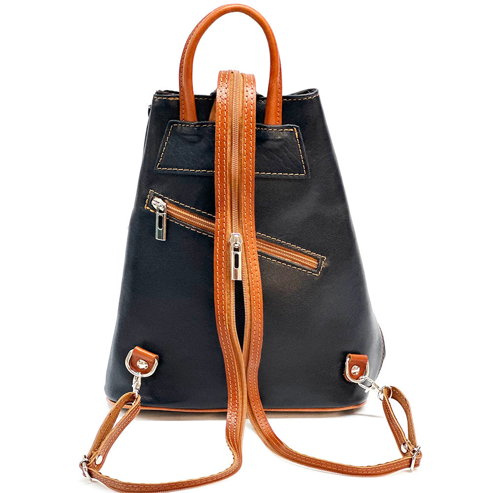 Fiorella leather backpack