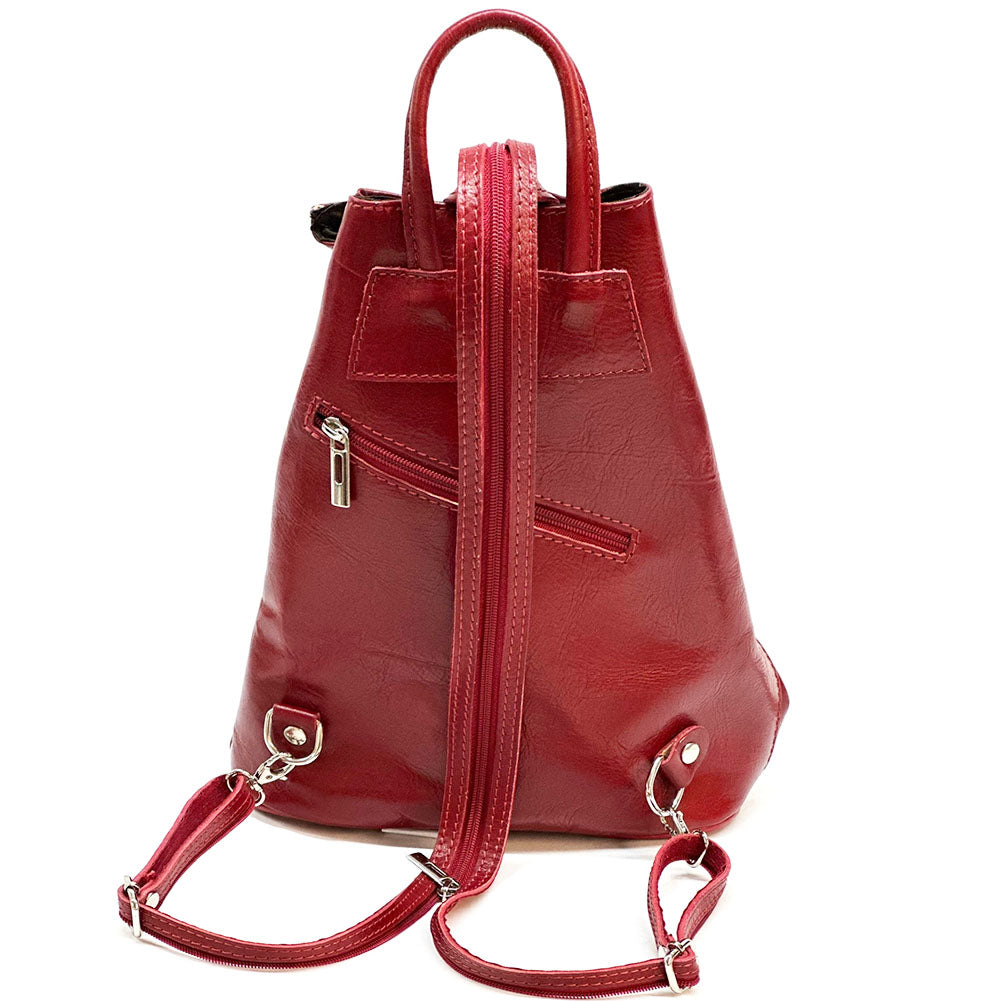 Fiorella leather backpack