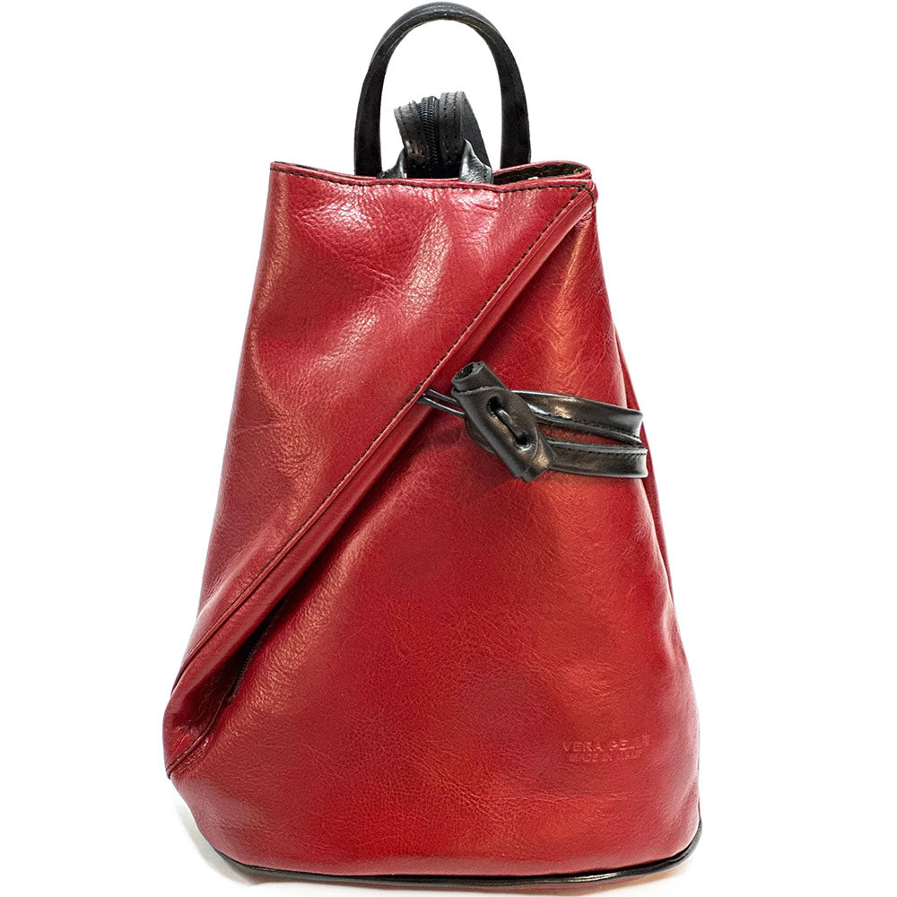 Fiorella leather backpack