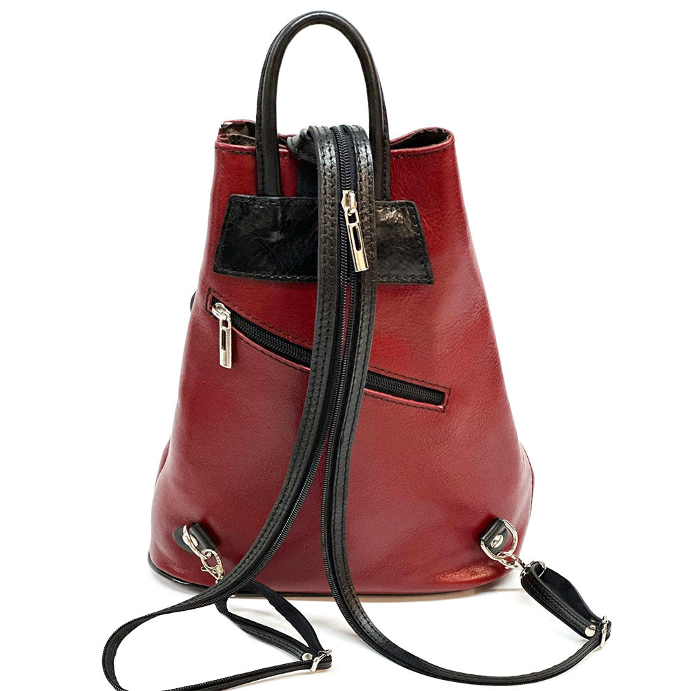 Fiorella leather backpack