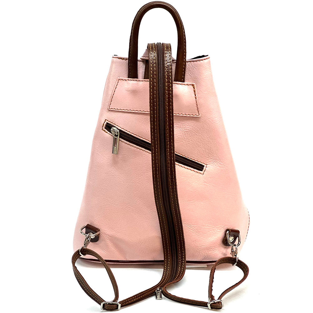 Fiorella leather backpack