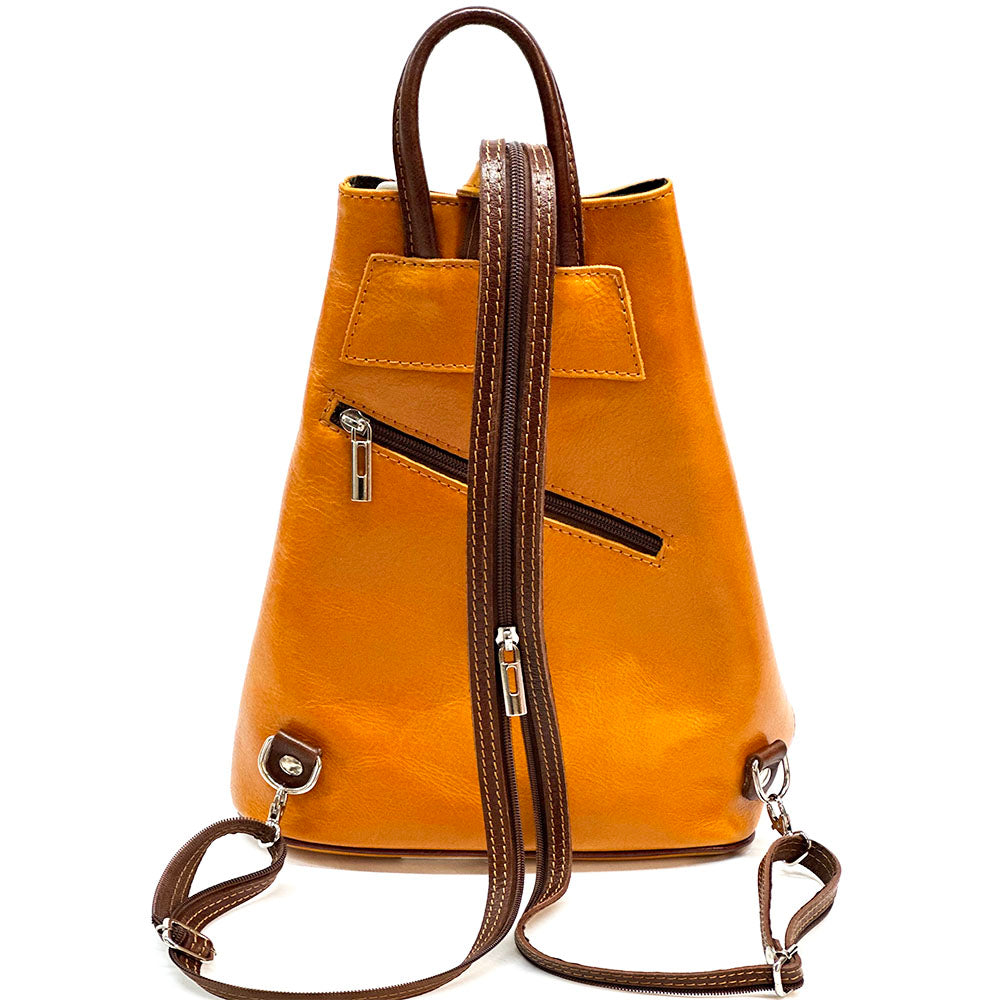 Fiorella leather backpack