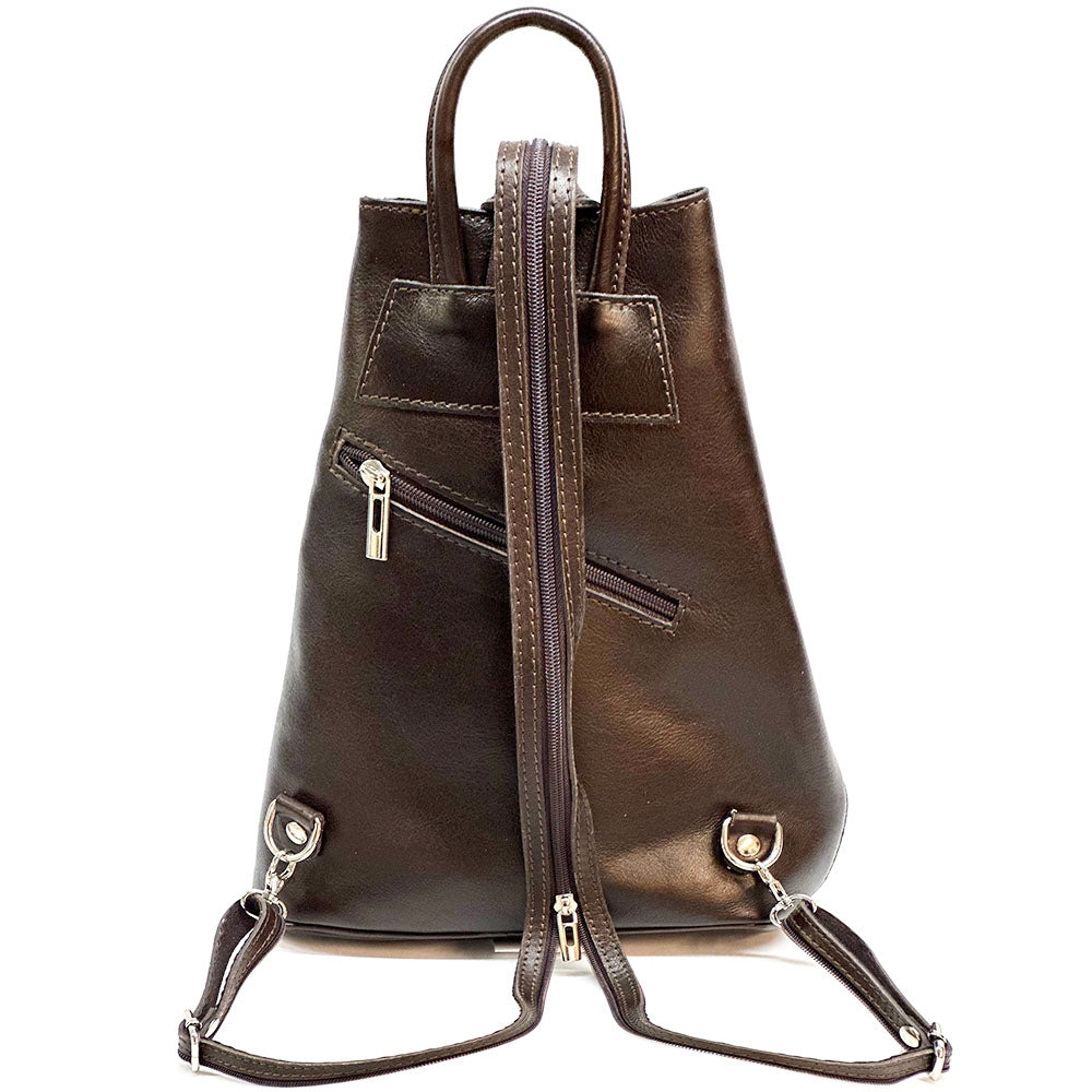 Fiorella leather backpack