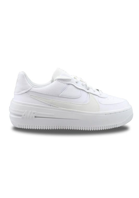 Nike Womens Air Force One PLT.AF.ORM Sneakers (White/Summit White-White-White, 7.5) Shoes