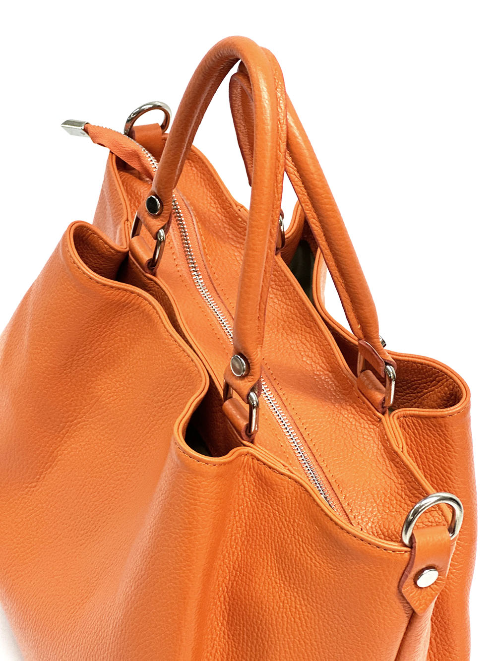 The Donata Leather Hobo Bag