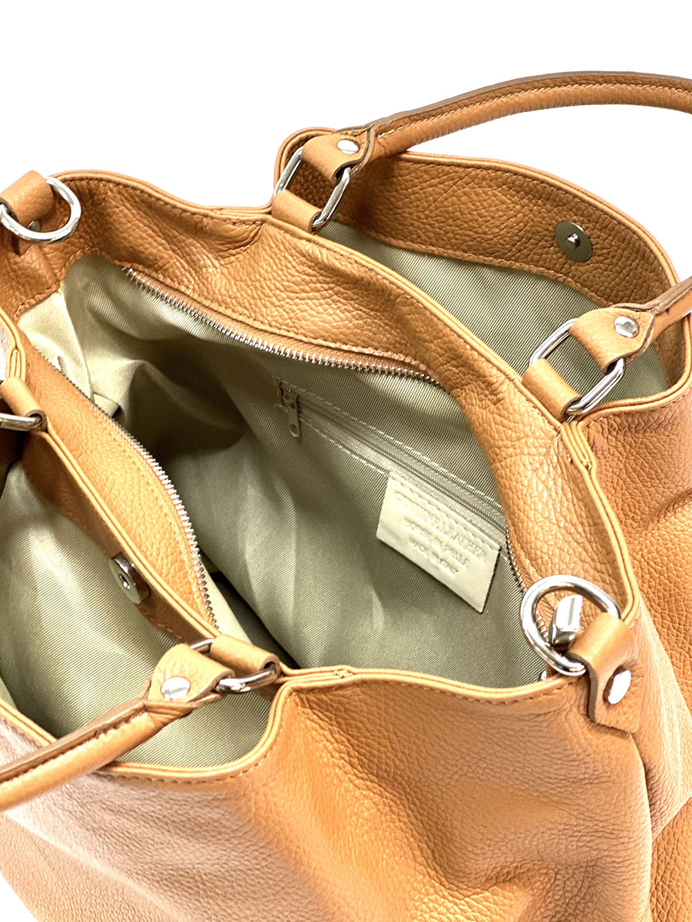 The Donata Leather Hobo Bag