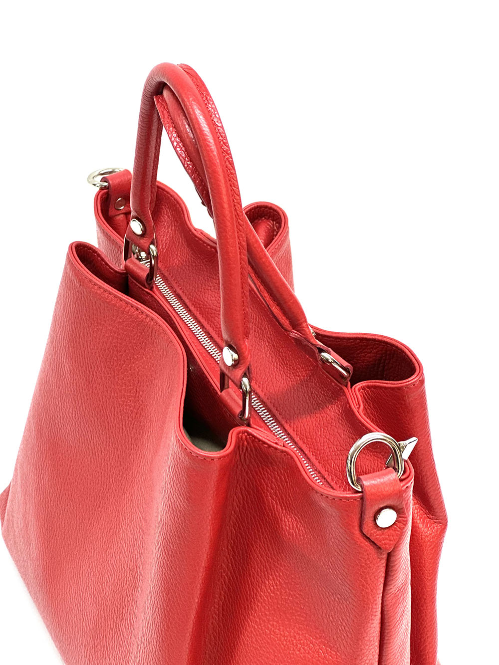 The Donata Leather Hobo Bag