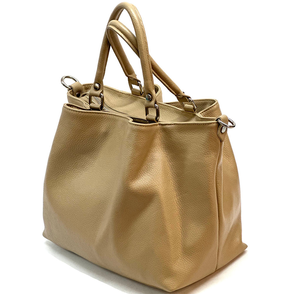 The Donata Leather Hobo Bag