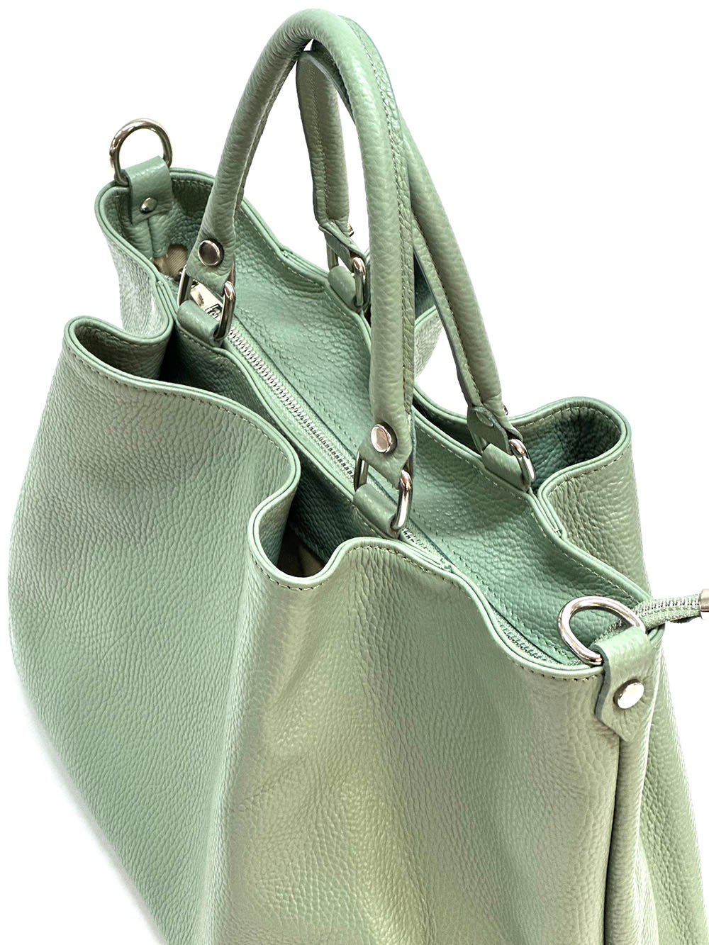 The Donata Leather Hobo Bag