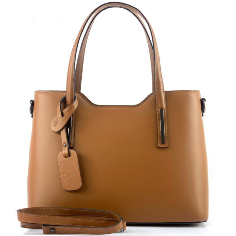 Emily leather Handbag Colour Tan handbag