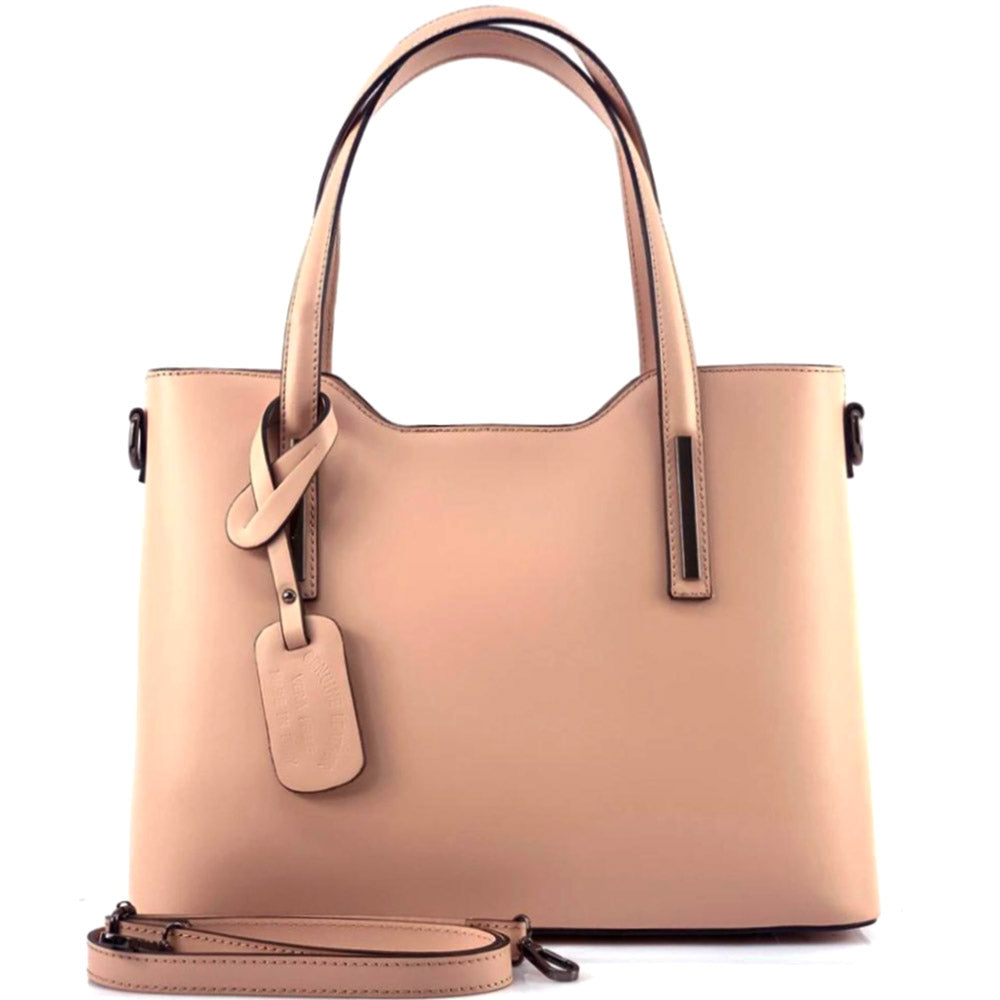 Emily leather Handbag Colour Pink handbag