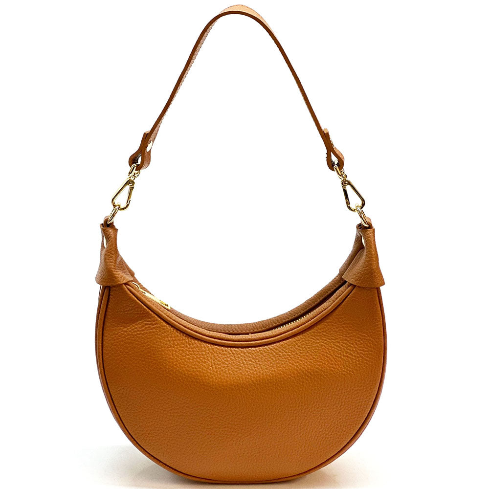 Artemisa leather saddle bag