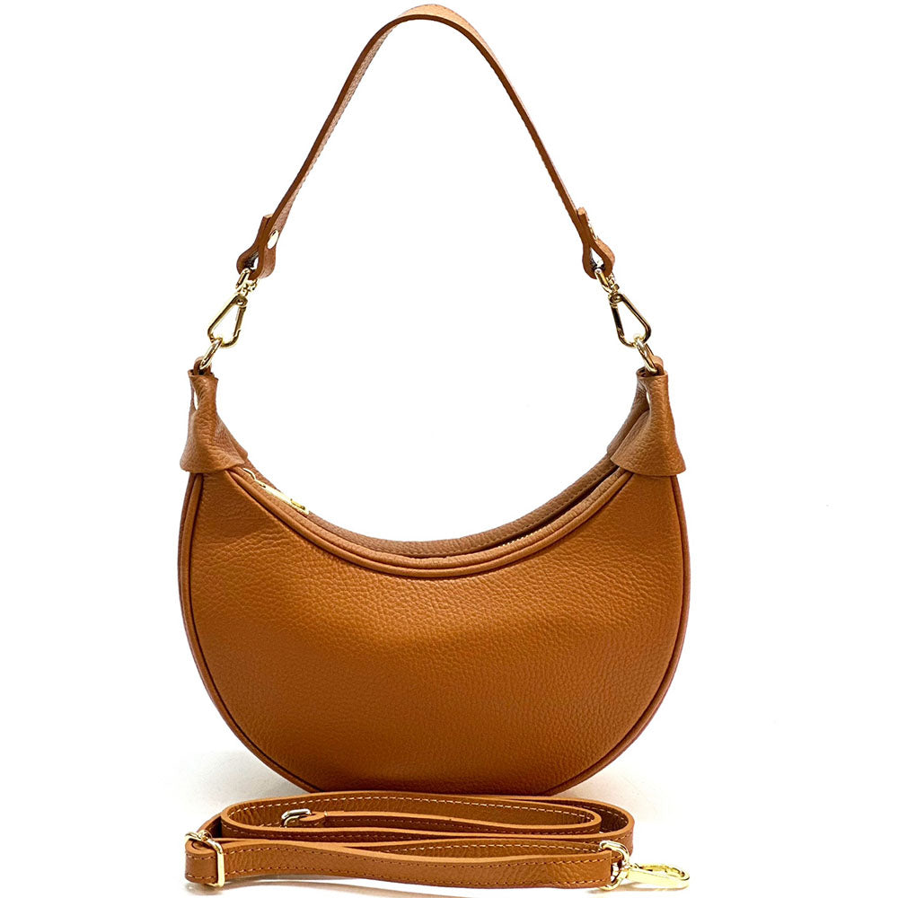 Artemisa leather saddle bag