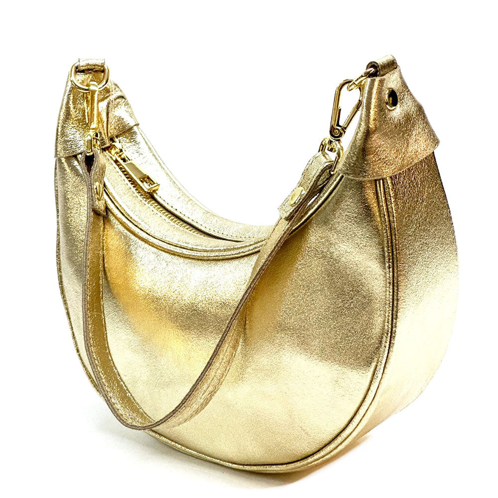 Artemisa leather saddle bag