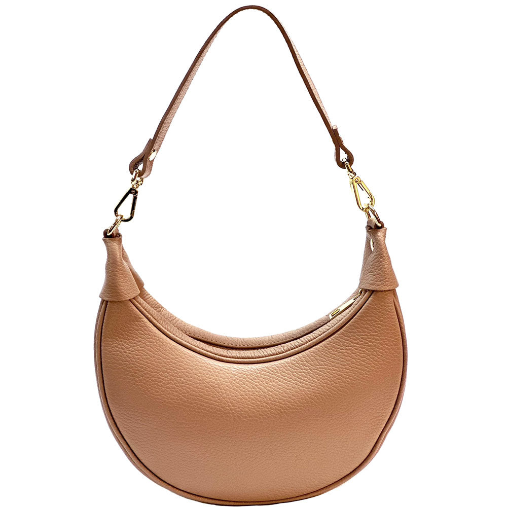 Artemisa leather saddle bag