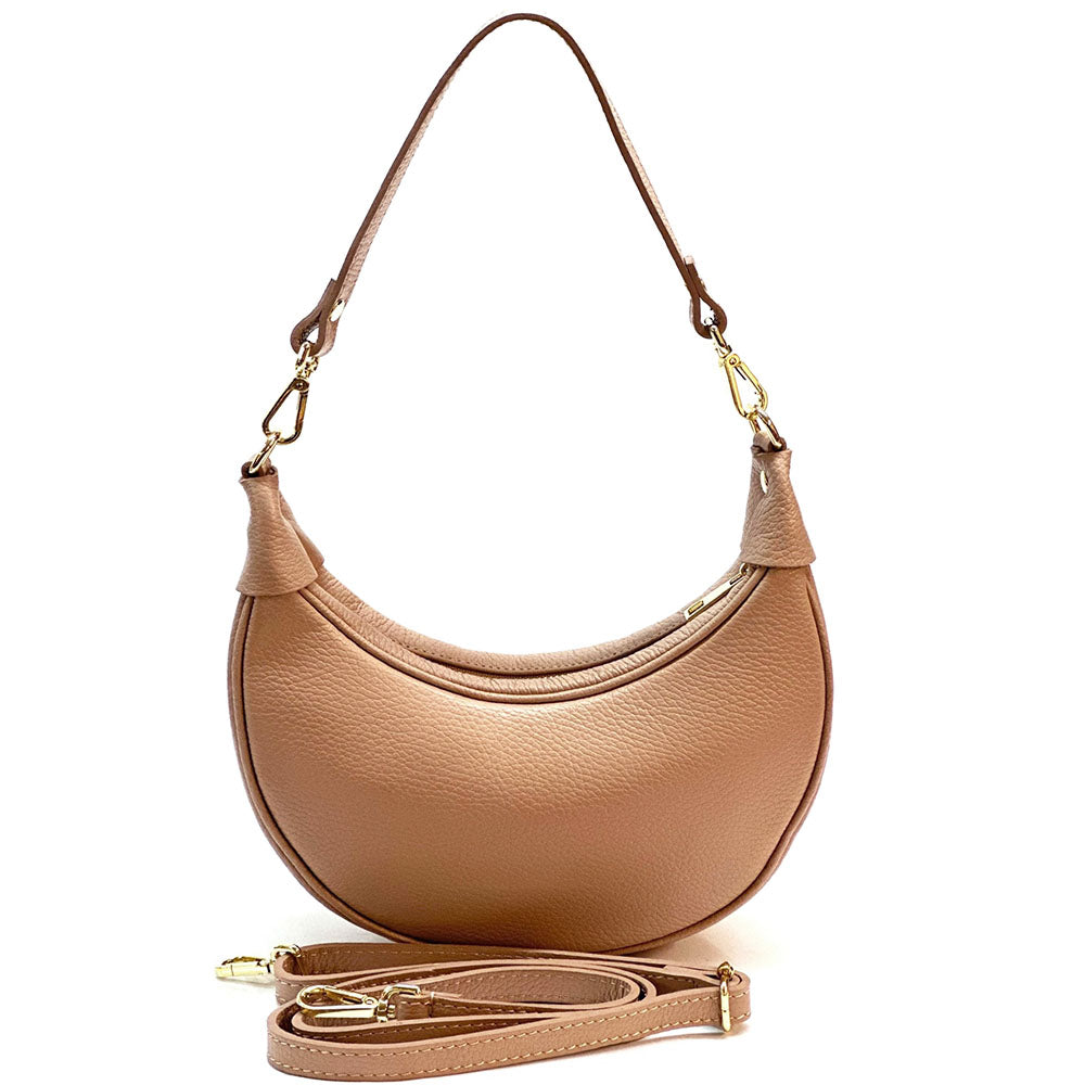 Artemisa leather saddle bag