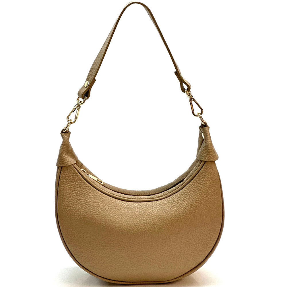 Artemisa leather saddle bag