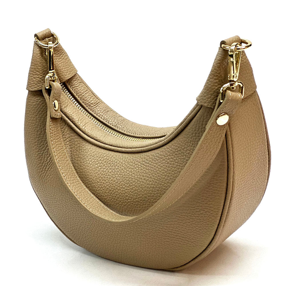 Artemisa leather saddle bag