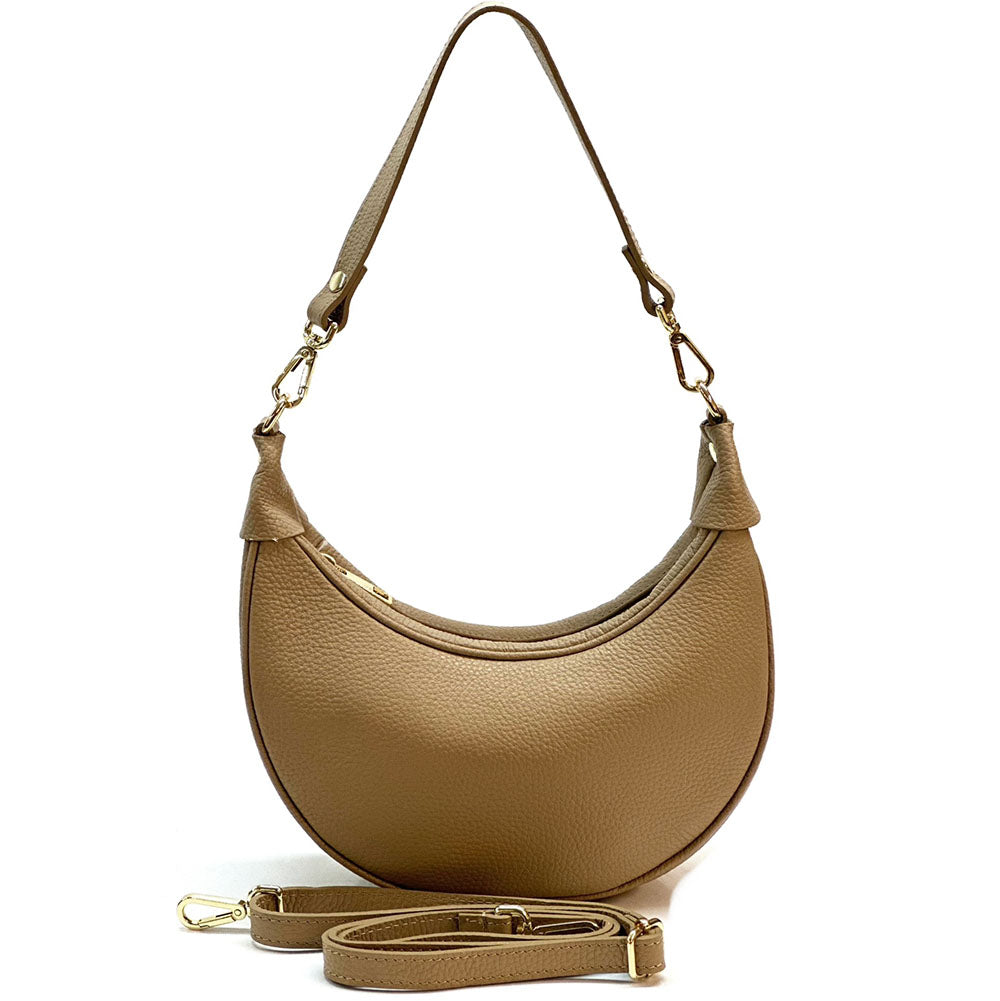 Artemisa leather saddle bag