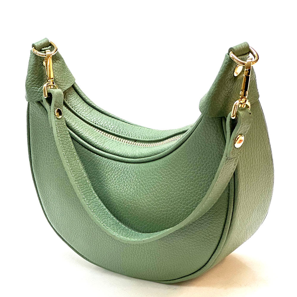 Artemisa leather saddle bag