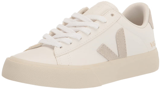 Veja Women's Campo Sneakers, Extra White/Natural Suede, 6 Medium US Shoes