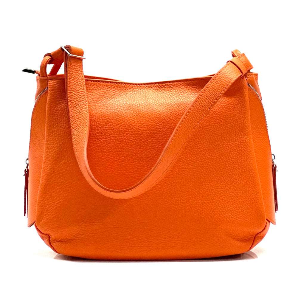 Beatrice leather Handbag Colour Orange handbag