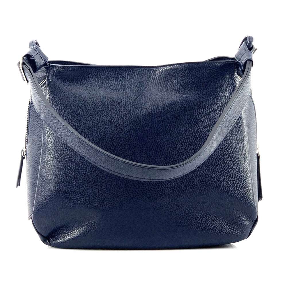 Beatrice leather Handbag Colour Dark blue handbag