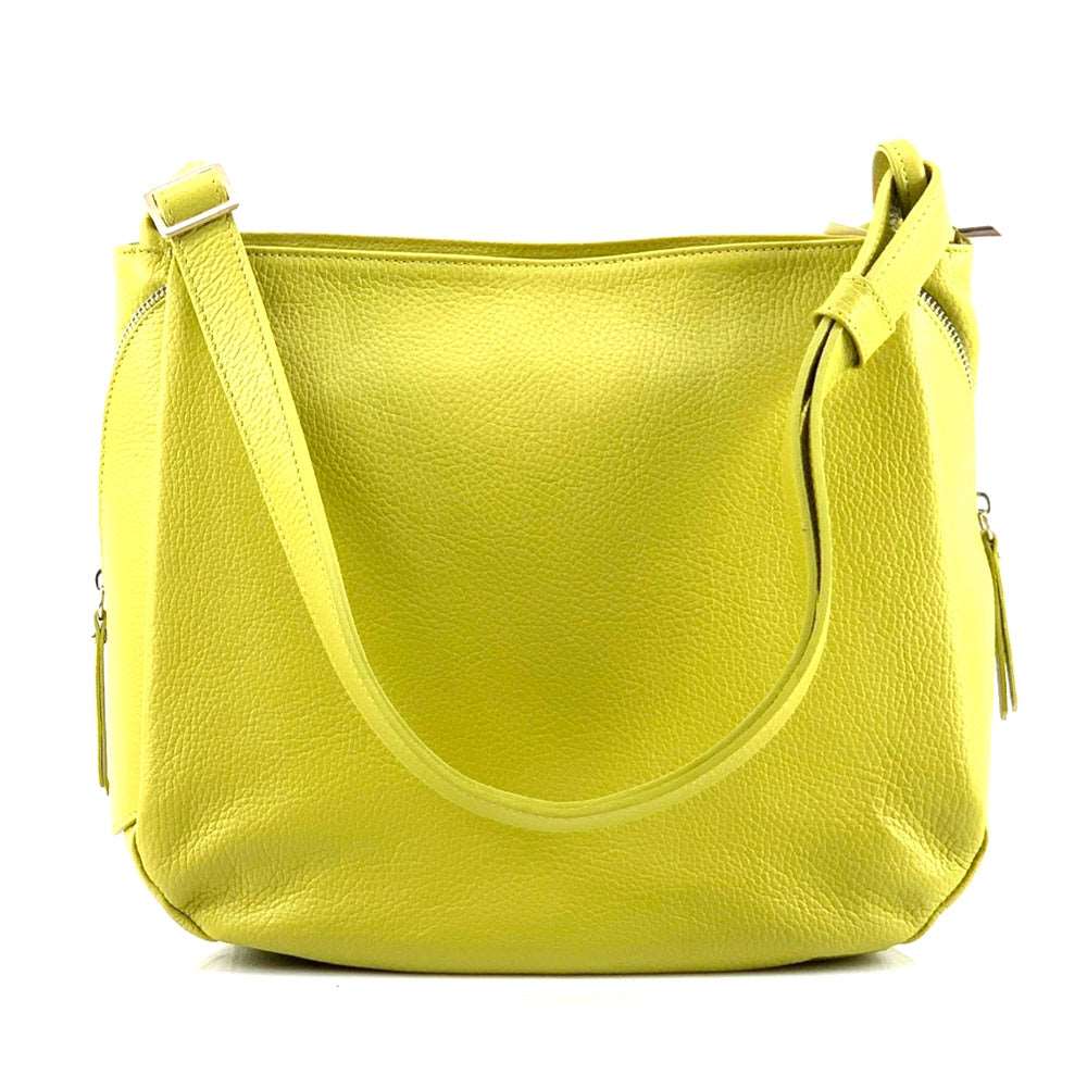 Beatrice leather Handbag Colour Yellow handbag