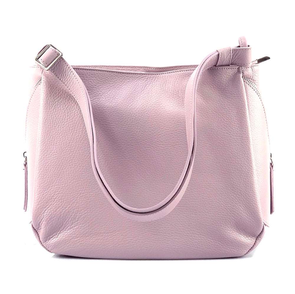 Beatrice leather Handbag Colour Lavender handbag