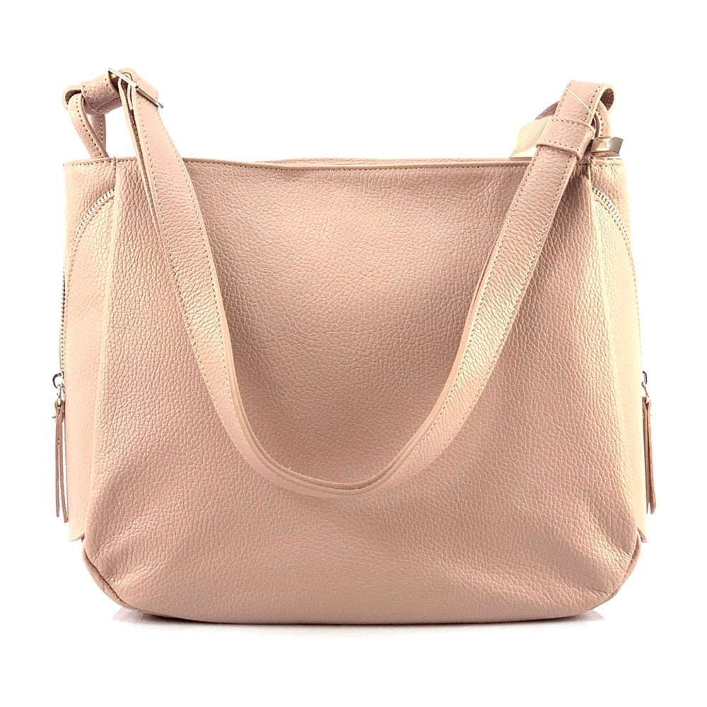 Beatrice leather Handbag Colour Pink handbag