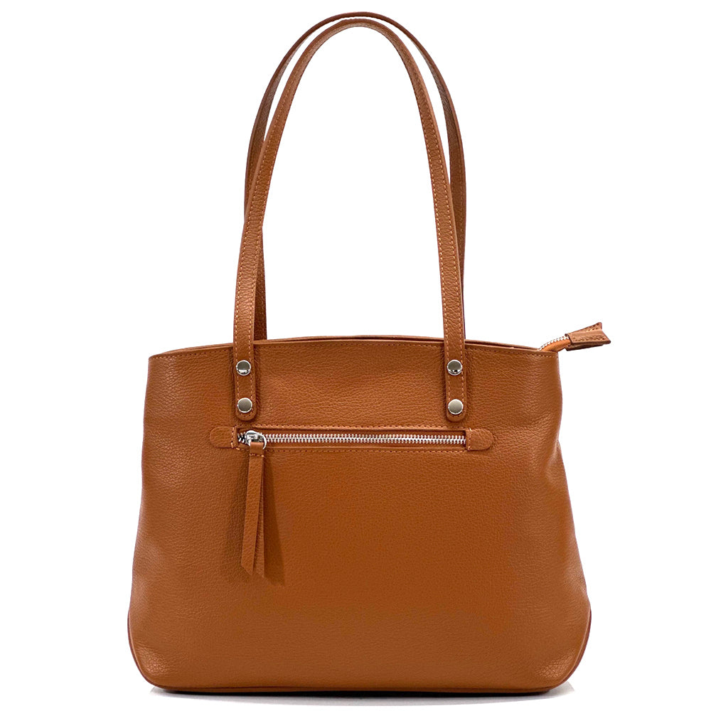 Filomena leather shoulder bag