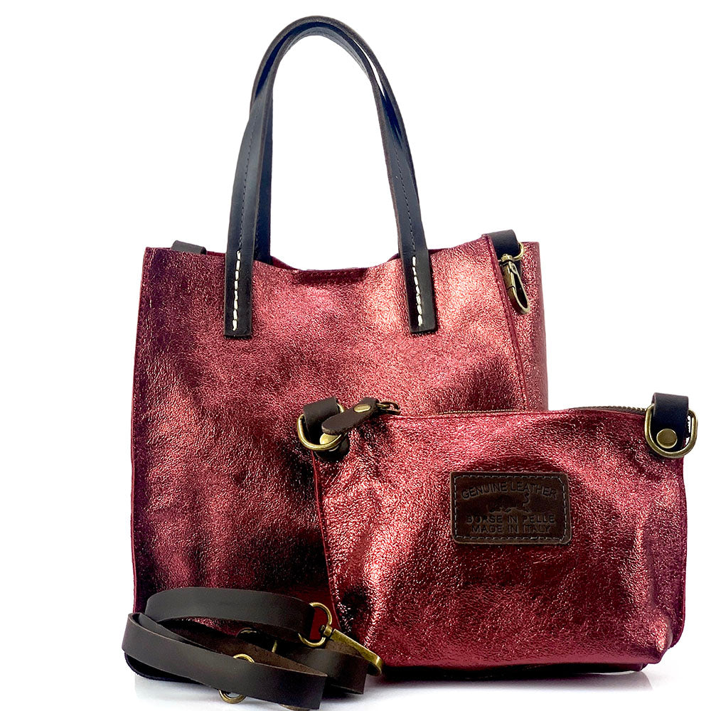 Zama cow Leather Handbag