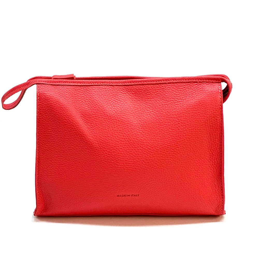 Elvira leather clutch